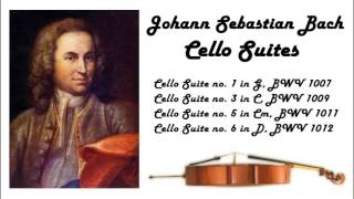 Johann Sebastian Bach  Cello suites in 432 Hz great for reading or studying [upl. by Montagna]