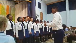 Singing with the Otjiwarongo Secondary School Choir  Mogatti Zelea Snewe version [upl. by Fillian]