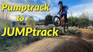 Building our Backyard Pumptrack into a Jumptrack [upl. by Arramat]