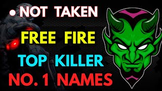 Top 10 Dangerous Names for Free Fire  Top 10 Unique Names for Free Fire  Top 10 Attitude names [upl. by Bettina]