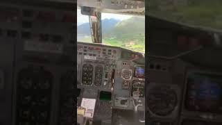 Incident TriMG B733 at Paro on Jul 12th 2021 unstable approach autom warnings hard touch down [upl. by Giule687]