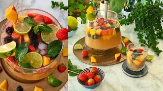 Holiday Punch Recipe  Nonalcoholic Fruit Punch Recipe  Easy Punch Recipe  HOW TO MAKE PUNCH [upl. by Calvinna]