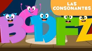 Mis primeras letras  Las consonantes para niños [upl. by Johansen]