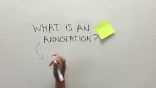 What is an annotation [upl. by Wolenik]