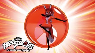 MIRACULOUS 🦊 RENA ROUGE  Transformação 🦊 As Aventuras de Ladybug [upl. by Atterol]