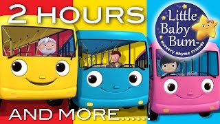 Wheels On The Bus  More  Nursery Rhymes for Babies by LittleBabyBum [upl. by Mountford668]