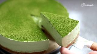 Green Tea Matcha Cheesecake No Bake  Recipe [upl. by Redliw53]