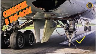 Cargolux B747400 Landing Gear Failure 14 May 2023 [upl. by Ydok]