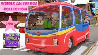 Wheels on the Bus Collection  The Wheels On the Bus  Nursery Rhymes and Kids Songs  Bus Songs [upl. by Merle]