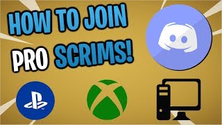 Fortnite How To Join Pro Scrims  Pc amp Console [upl. by Salaidh446]