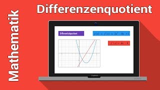 Ableitung Grundlagen  Differenzenquotient berechnen einfach erklärt [upl. by Hsitirb]