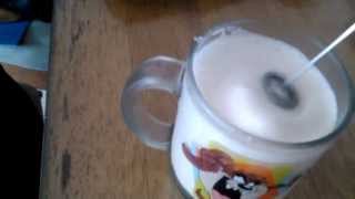 Aerolatte Review Frothing Cold Milk In Under 1 Minute [upl. by Vedis]