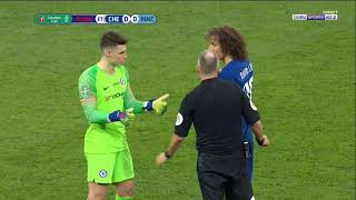 KEPA REFUSES TO COME OFF THE FIELD CHELSEA MANAGER FURIOUS [upl. by Hanavas]