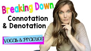 Explaining Connotation and Denotation with Definitions and Examples [upl. by Rramal334]